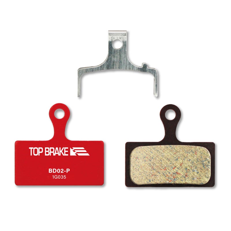 Top Brake وسادات فرامل قرص الفرامل العلوية لشيمانو XTR M9000/9020/985/988/987، Deore XT M785/M615/8100/M6000/6100/8000 حامل مسطح، Alfine S700 / S7000 SLX M7000/M666/M675، Road CX75 - Image 1